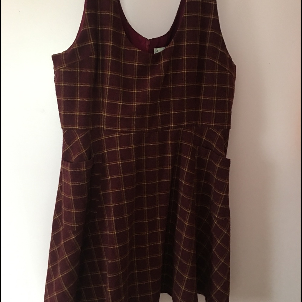 Lindy bop pinafore dress with pockets